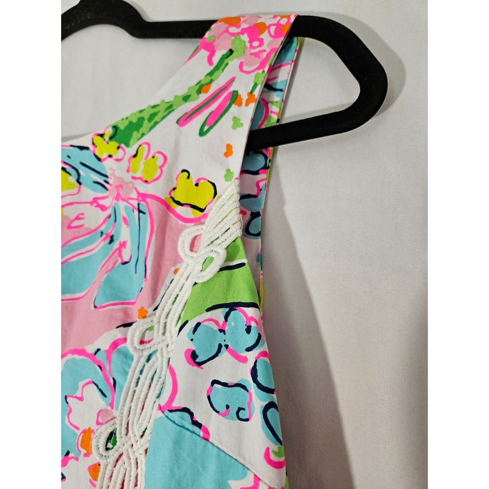 Lilly Pulitzer For Target Women's Shift Dress Nosey Posey - Size 10 - Picture 3 of 8